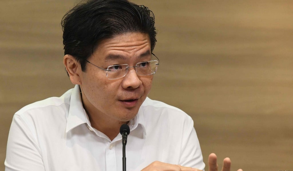Singapore’s National Development Minister Lawrence Wong. Photo: AFP