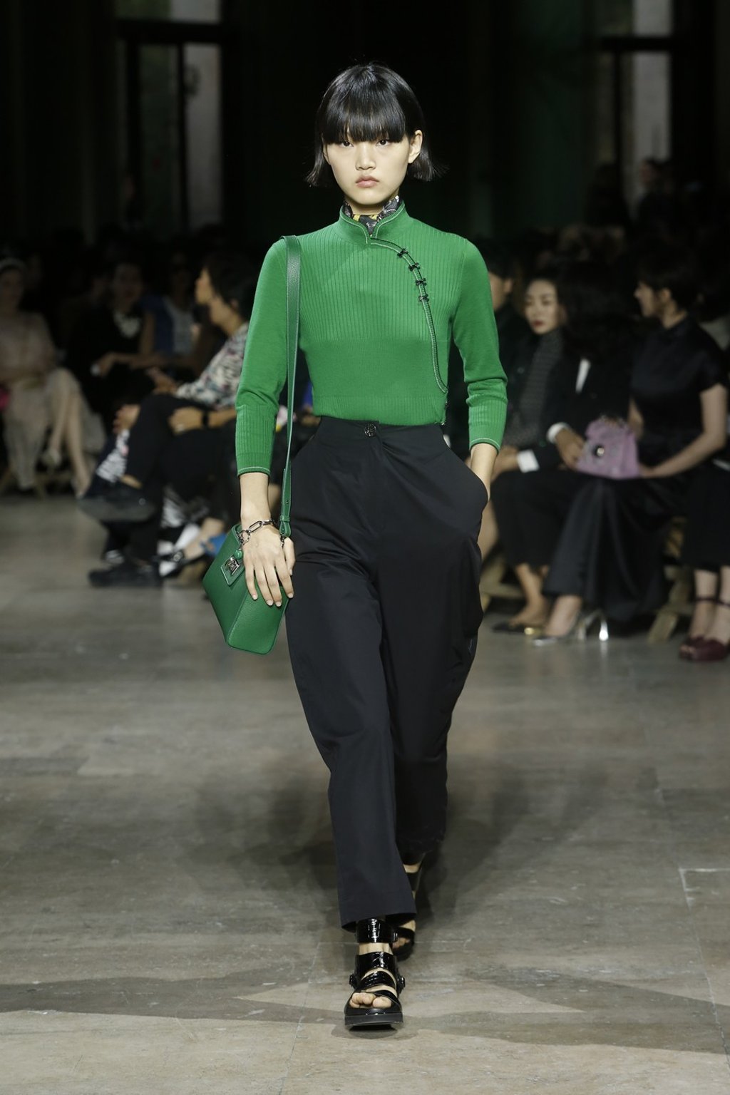 A model presents a look from the Shiatzy Chen spring/summer 2020 collection at Paris Fashion Week in September. The Chinese label will miss this month’s fashion week in the French capital because of the coronavirus outbreak.