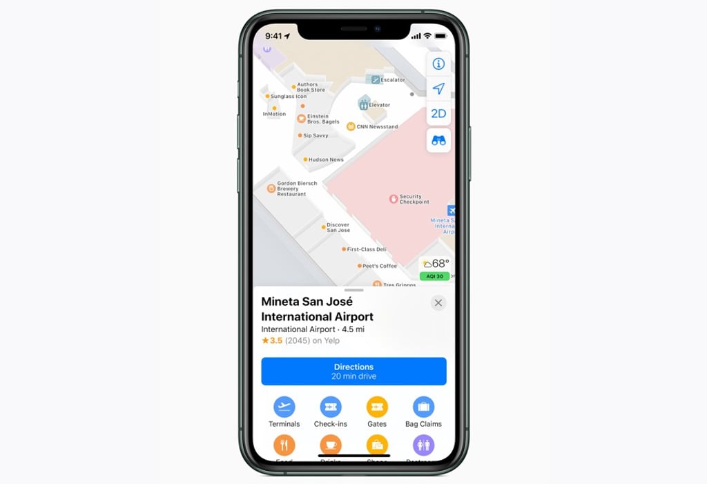 Apple has also recently revamped its own maps application. Photo: DPA Apple has also recently revamped its own maps application. Photo: DPA