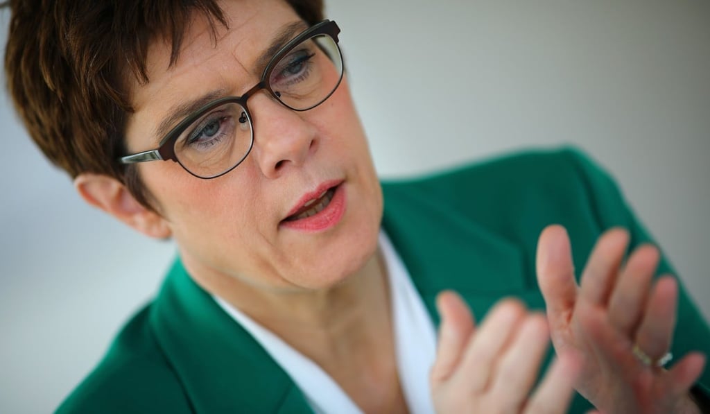 Annegret Kramp-Karrenbauer, outgoing leader of Germany's Christian Democratic Union (CDU), in Berlin, Germany on Wednesday. Photo: Reuters