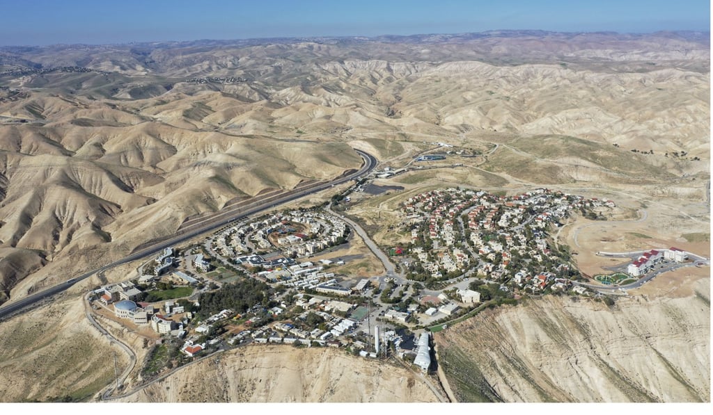 The West Bank Jewish settlement of Mitzpe Yeriho. Photo: AP