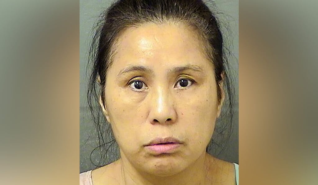 A booking photo from Lu Jing’s arrest on December 18. Photo: Palm Beach County Sheriff's Office via AP