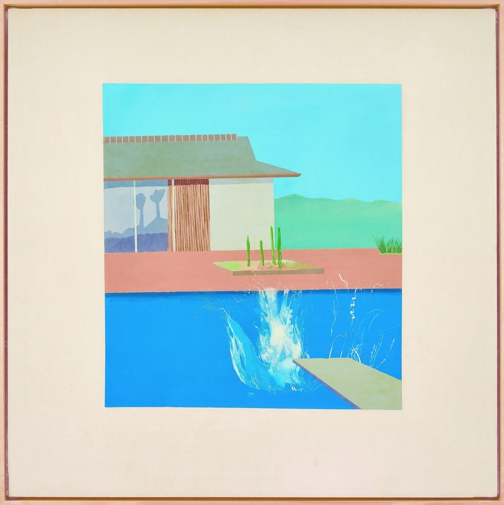 Hockney’s The Splash just sold for £23.1 million (US$29.9 million). Photo: Sotheby’s