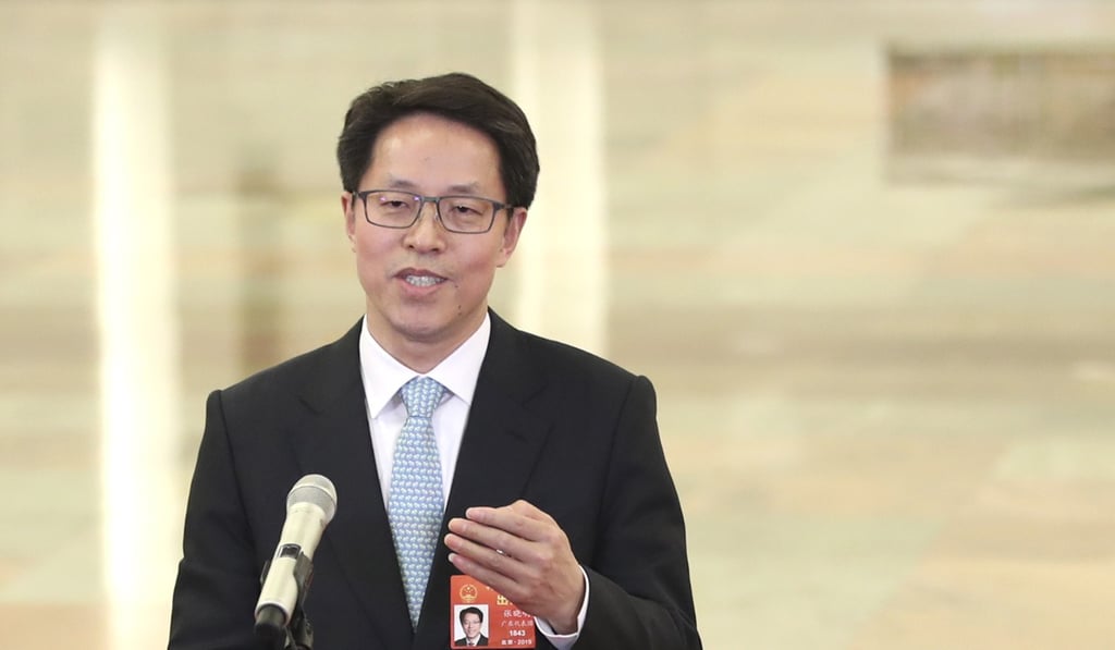 Zhang Xiaoming is the HKMAO’s deputy director in charge of daily operations. Photo: Xinhua