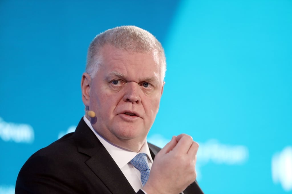 Noel Quinn, interim group chief executive officer of HSBC, during a panel discussion at the Bloomberg New Economy Forum in Beijing on Friday, November 22, 2019. Photo: Bloomberg