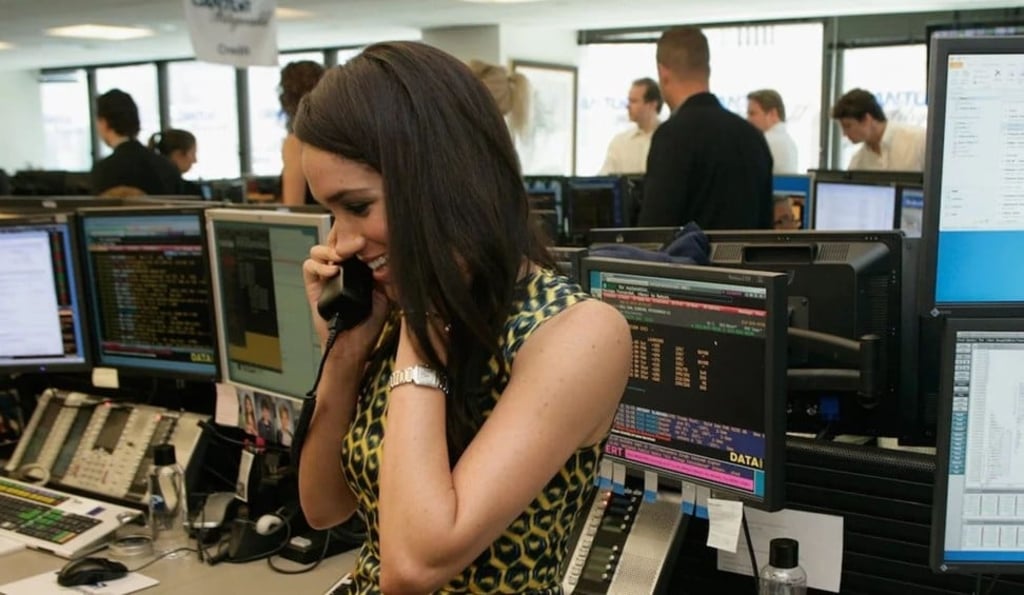 Meghan Markle wears her Cartier Tank watch while fundraising in 2013, before she became a royal. Photo: Getty Images