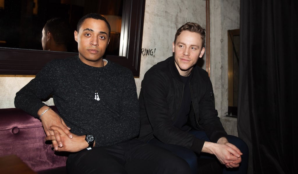 Robert Sandmark (left) and Robin Westlund co-founded Tapper, a Swedish maker of AirPods straps. Photo: Handout