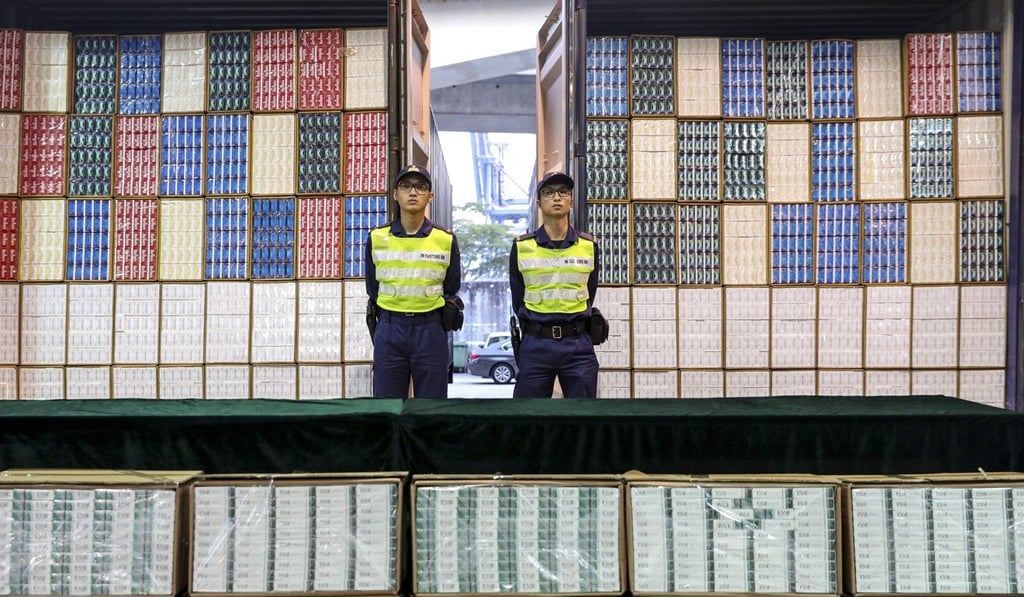 The containers were believed to be shipped through various ports to avoid detection. Photo: Winson Wong