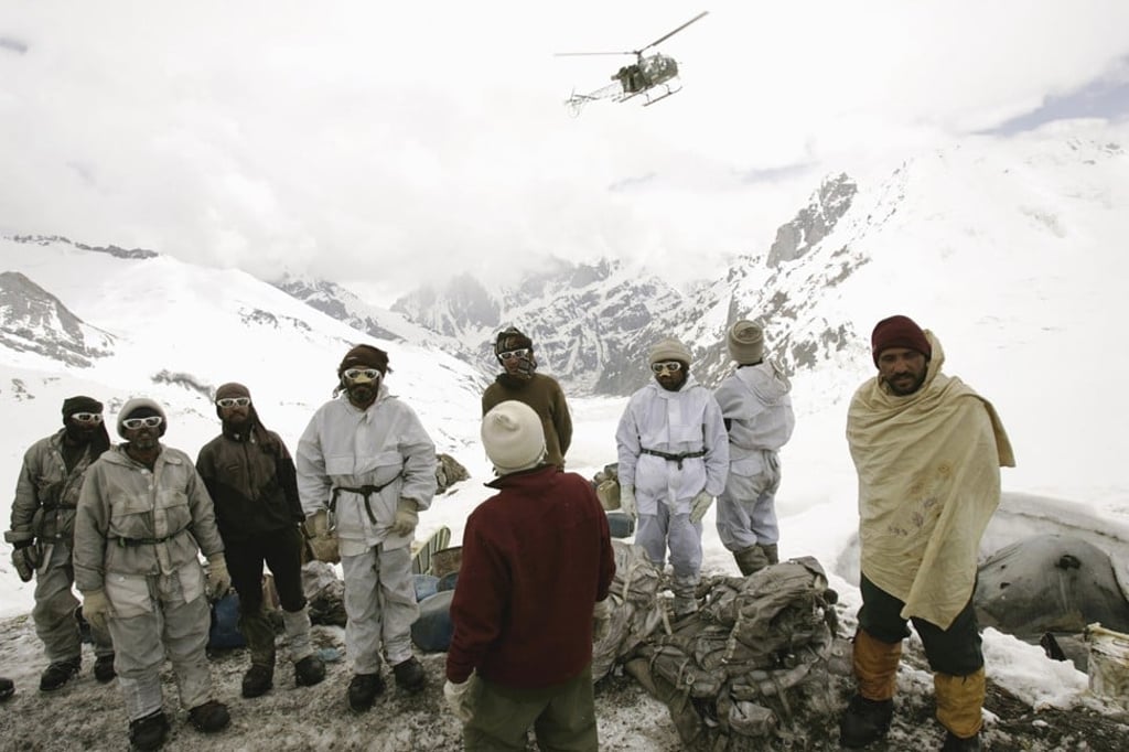 Pakistani soldiers on the Siachen Glacier. Photo: Getty Images