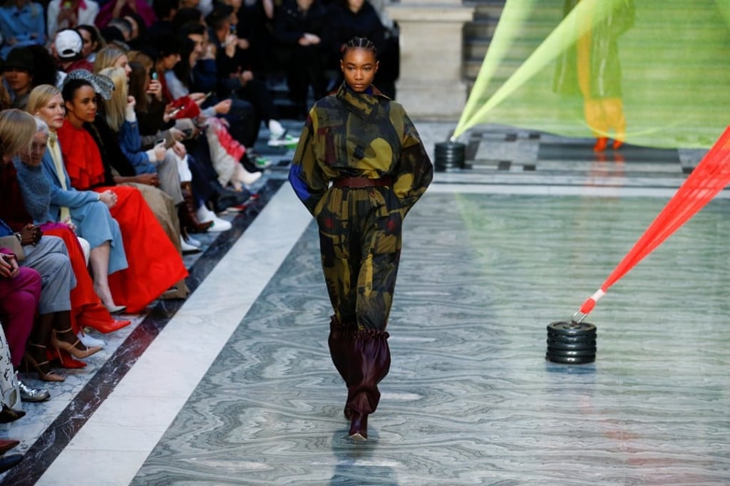 Models present creations at the Roksanda catwalk show during London Fashion Week 2020. Photo: Reuters