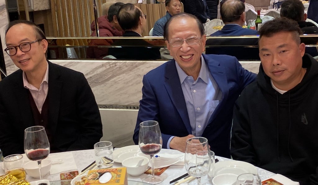 HKFA chairman Pui Kwan-kay (middle) with Eastern coach Lee Chi-kin (right) and Legco member Ma Fung-kwok, representing the sports functional constituency, at the meeting. Photo: Chan Kin-wa HKFA chairman Pui Kwan-kay (middle) with Eastern coach Lee Chi-kin (right) and Legco member Ma Fung-kwok, representing the sports functional constituency, at the meeting. Photo: Chan Kin-wa
