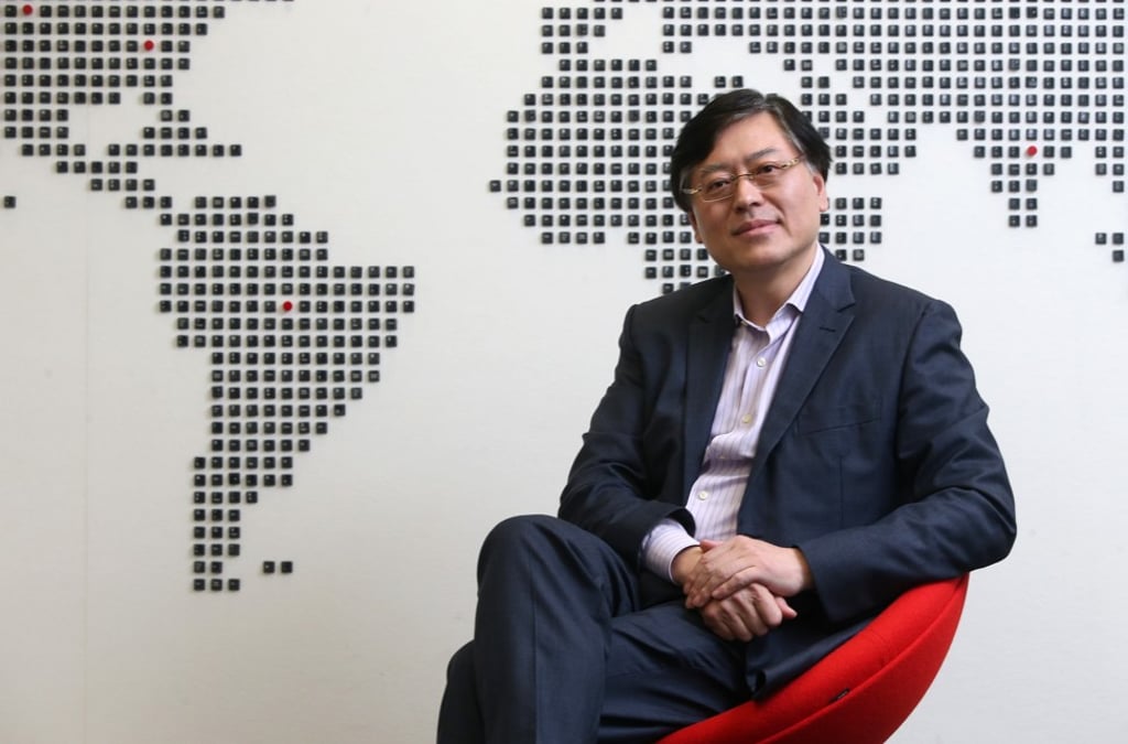 Lenovo Group chairman and chief executive Yang Yuanqing sees the company’s international manufacturing footprint helping it weather the current production constraints in China. Photo: David Wong