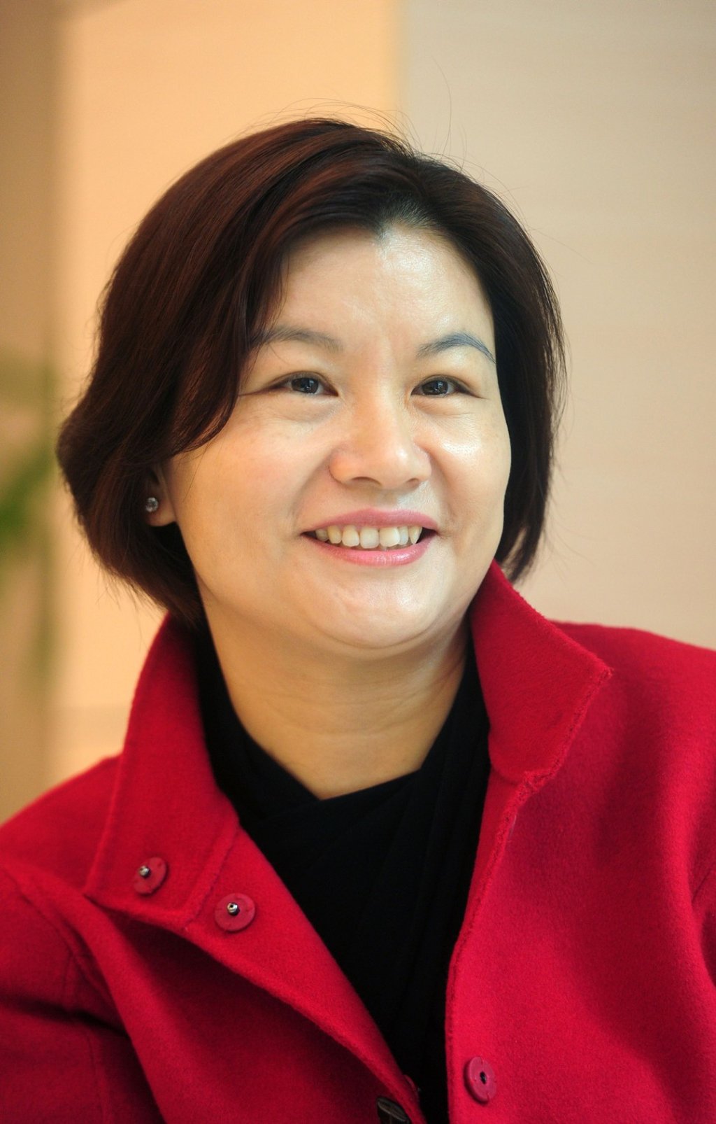 Zhou Qunfei, chairwoman and president of Hunan-based Lens Technology. Photo: AFP