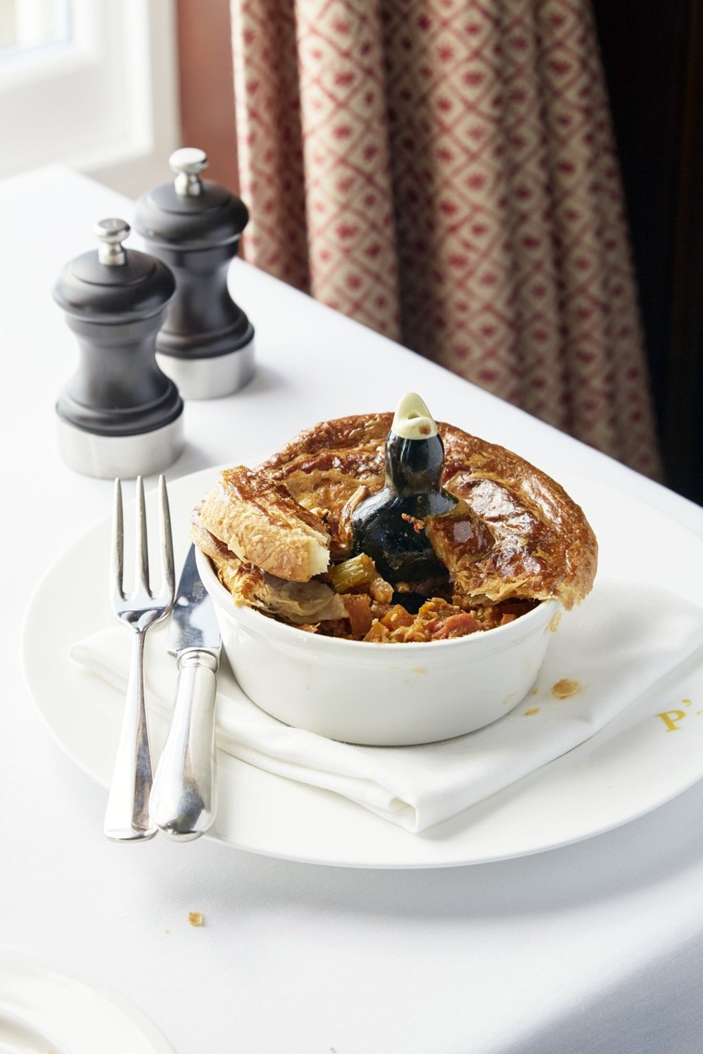 Hobson Choice Pie, at British brasserie Parker’s Tavern in Cambridge. Chef director Tristan Welch focuses on sustainability. Photo: Parker’s Tavern Hobson Choice Pie, at British brasserie Parker’s Tavern in Cambridge. Chef director Tristan Welch focuses on sustainability. Photo: Parker’s Tavern