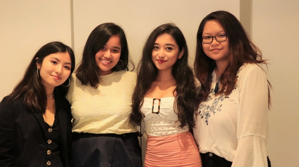 Aama Ko Koseli members (from left) Rai Sharon, Phagami Merina, Bidhya Shrestha and Gurung Saiksha. Photo: Rai Jenny