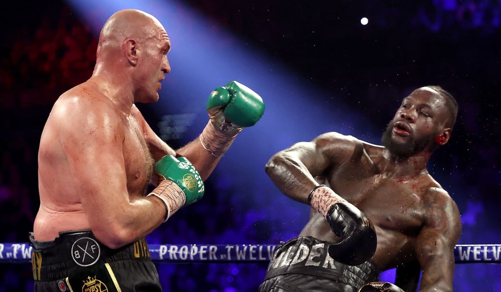 Tyson Fury was relentless in his dismantling of Deontay Wilder in Las Vegas. Photo: AFP Tyson Fury was relentless in his dismantling of Deontay Wilder in Las Vegas. Photo: AFP