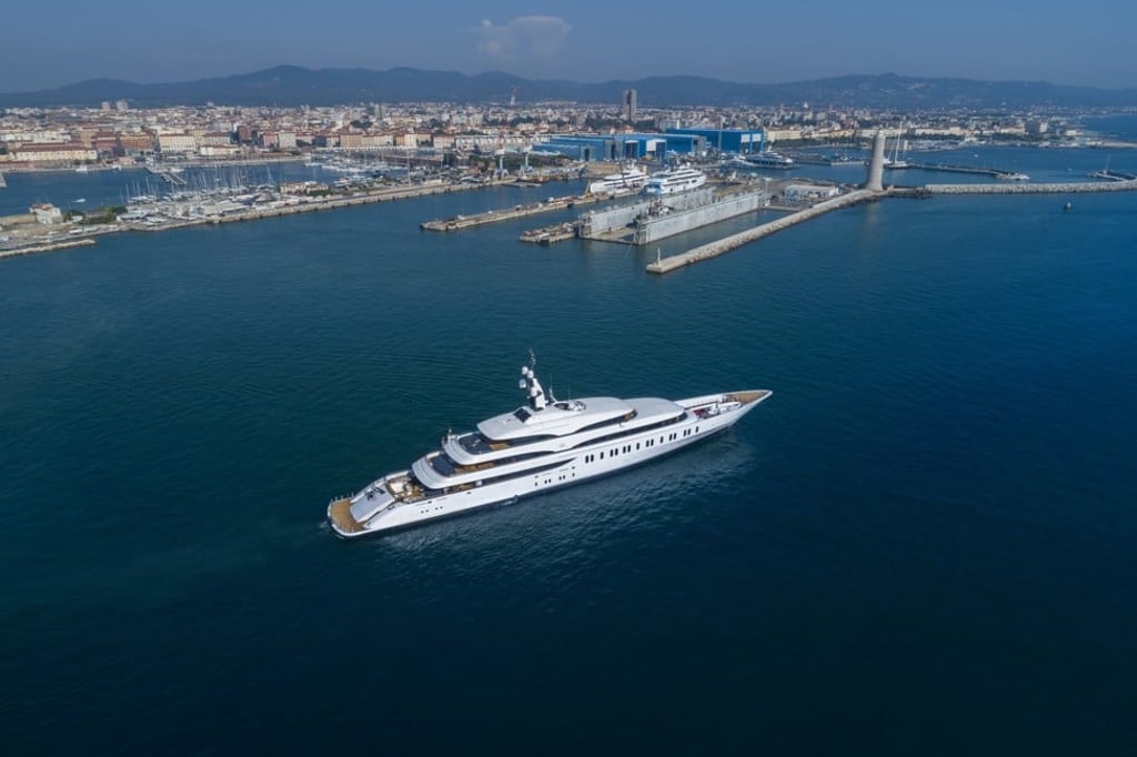 At 108 metres, it is the biggest yacht Italian company Benetti has ever built. Photo: Benetti
