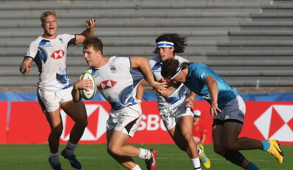 Seb Brien eludes a tackle against Uruguay. Photo: World Rugby Seb Brien eludes a tackle against Uruguay. Photo: World Rugby