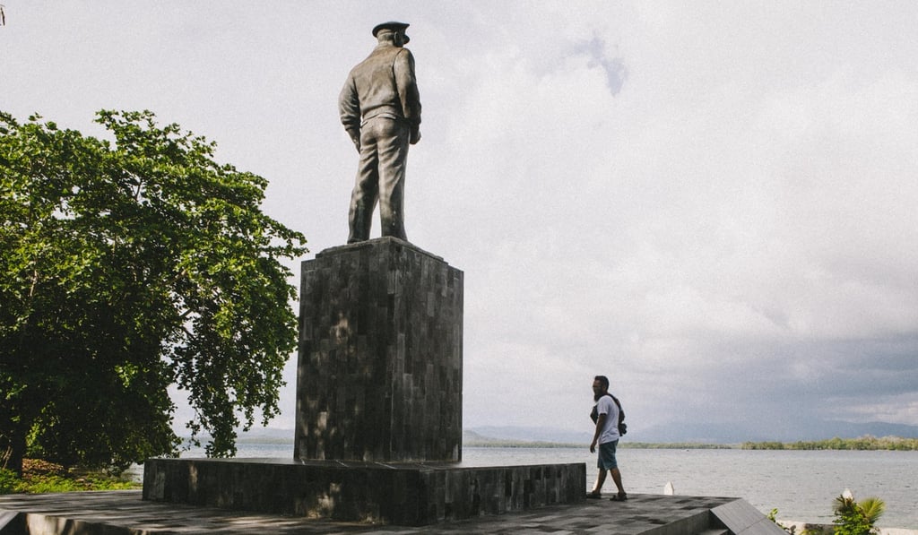 A statue of General Douglas MacArthur, US commander of the southwest Pacific area. Photo: Agoes Rudianto