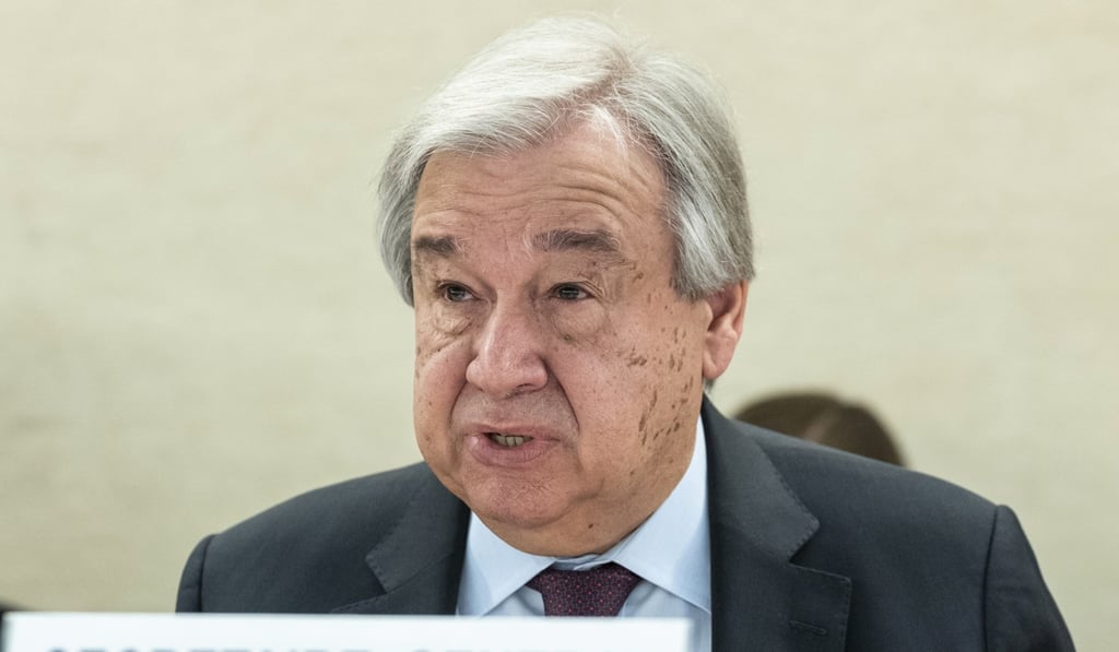 UN Secretary General Antonio Guterres speaks during the 43rd regular session of the UN Human Rights Council. Photo: DPA