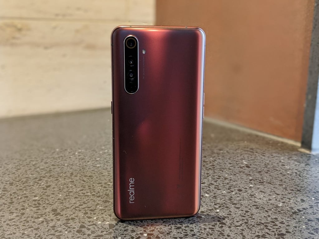 The back of the Realme X50 Pro is crafted out of glass. Photo: Ben Sin The back of the Realme X50 Pro is crafted out of glass. Photo: Ben Sin