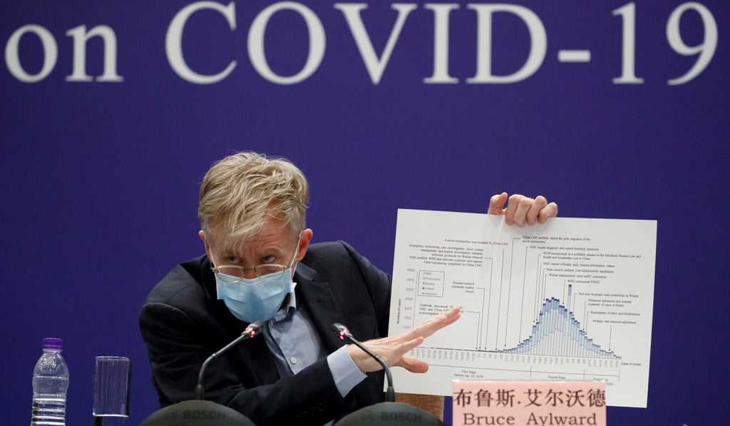 Canadian epidemiologist Bruce Aylward said China’s approach had “changed the course” of the epidemic. Photo: Reuters Canadian epidemiologist Bruce Aylward said China’s approach had “changed the course” of the epidemic. Photo: Reuters