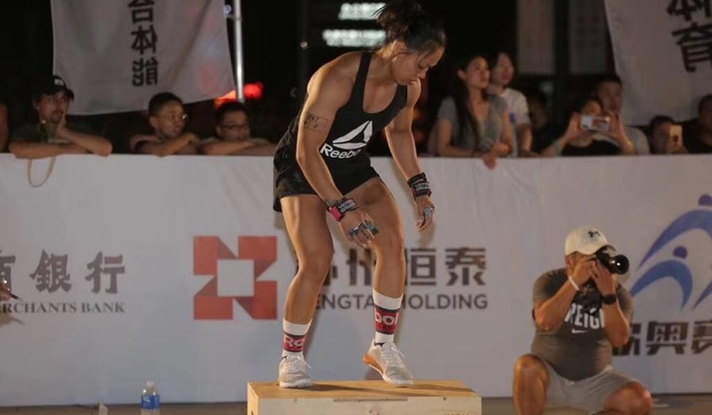 Chen Aichan at a competition in China. Photo: Handout Chen Aichan at a competition in China. Photo: Handout