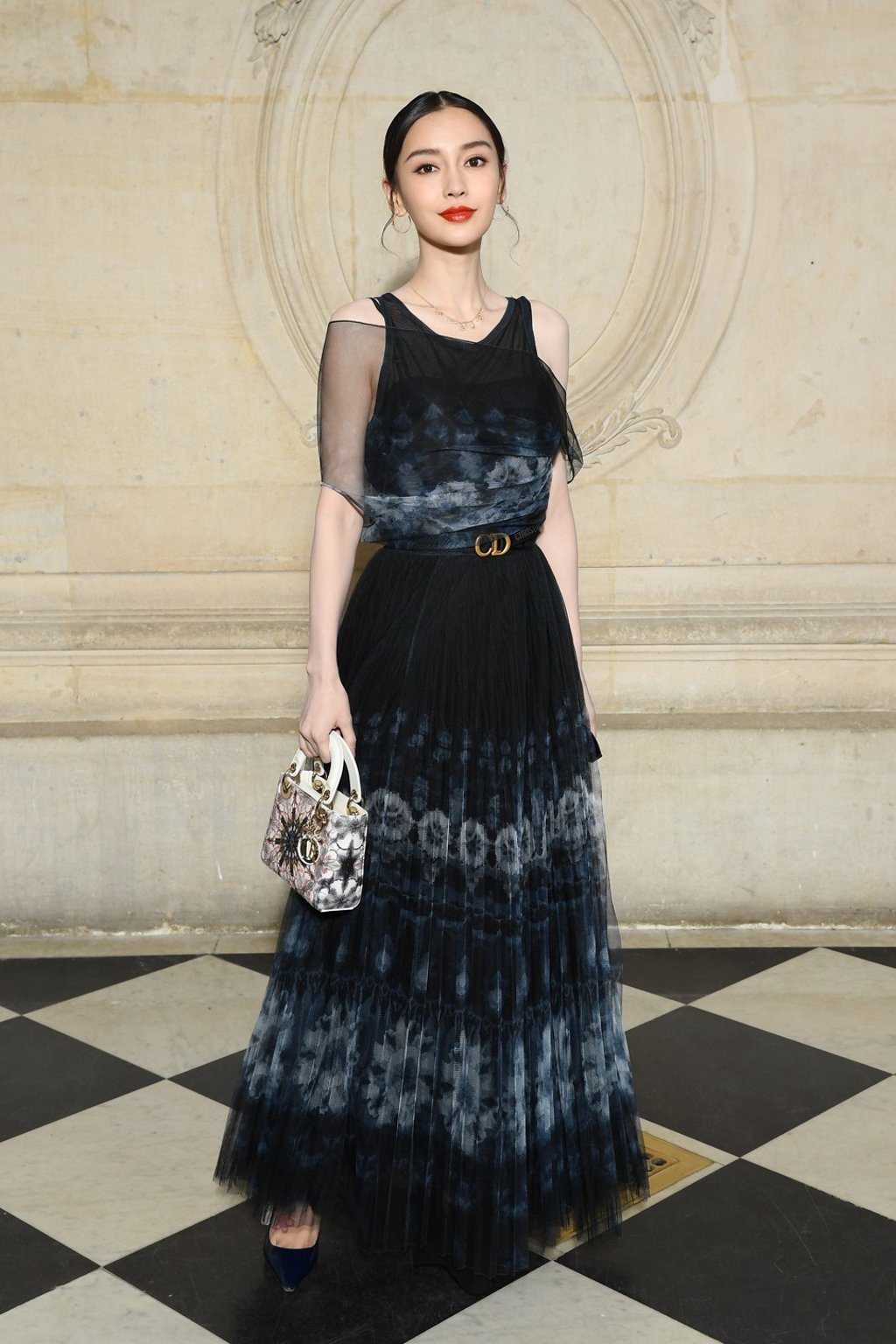 Angelababy at the Christian Dior show during Paris Fashion Week autumn/winter 2019-2020 in Paris. Photo: Getty Images