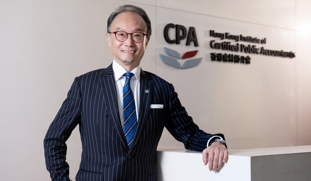 Johnson Kong Chi-how, president of Hong Kong Institute of Certified Public Accountants. Photo: Handout