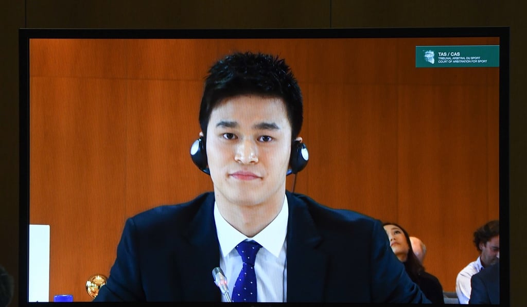 China’s Sun Yang will miss the Tokyo Olympics after the CAS ruling was handed down. Photo: AFP