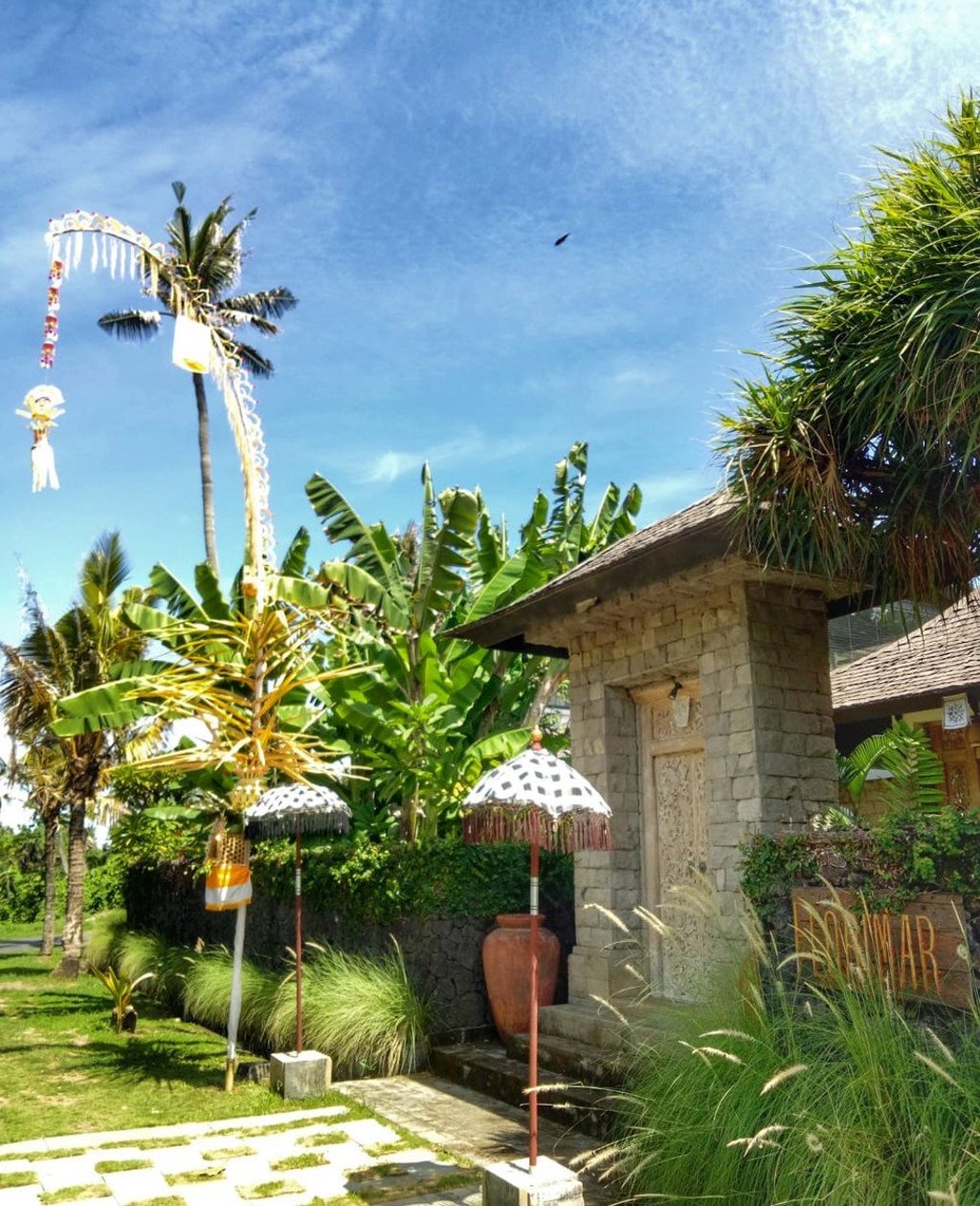 Galungan at Villa Florimar, Seseh, Bali