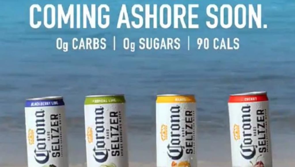 The Twitter ad for Corona's new hard seltzers has since been taken down. Image: Corona USA via Twitter The Twitter ad for Corona's new hard seltzers has since been taken down. Image: Corona USA via Twitter