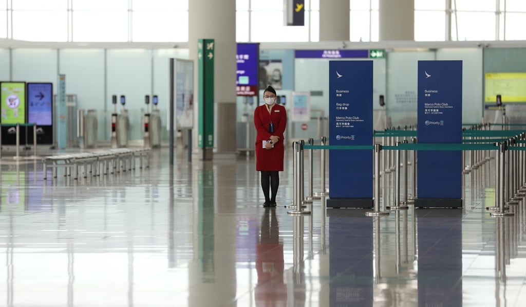 The global aviation industry has suffered as fears over travelling during the coronavirus epidemic have increased. Photo: Winson Wong