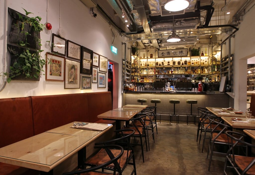 The interior of Sohofama restaurant on Aberdeen Street, Central. Photo: Franke Tsang