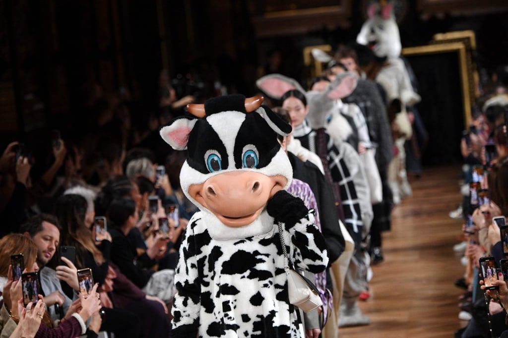 Models present creations by Stella McCartney at Paris Fashion Week on March 2. Photo: AFP Models present creations by Stella McCartney at Paris Fashion Week on March 2. Photo: AFP