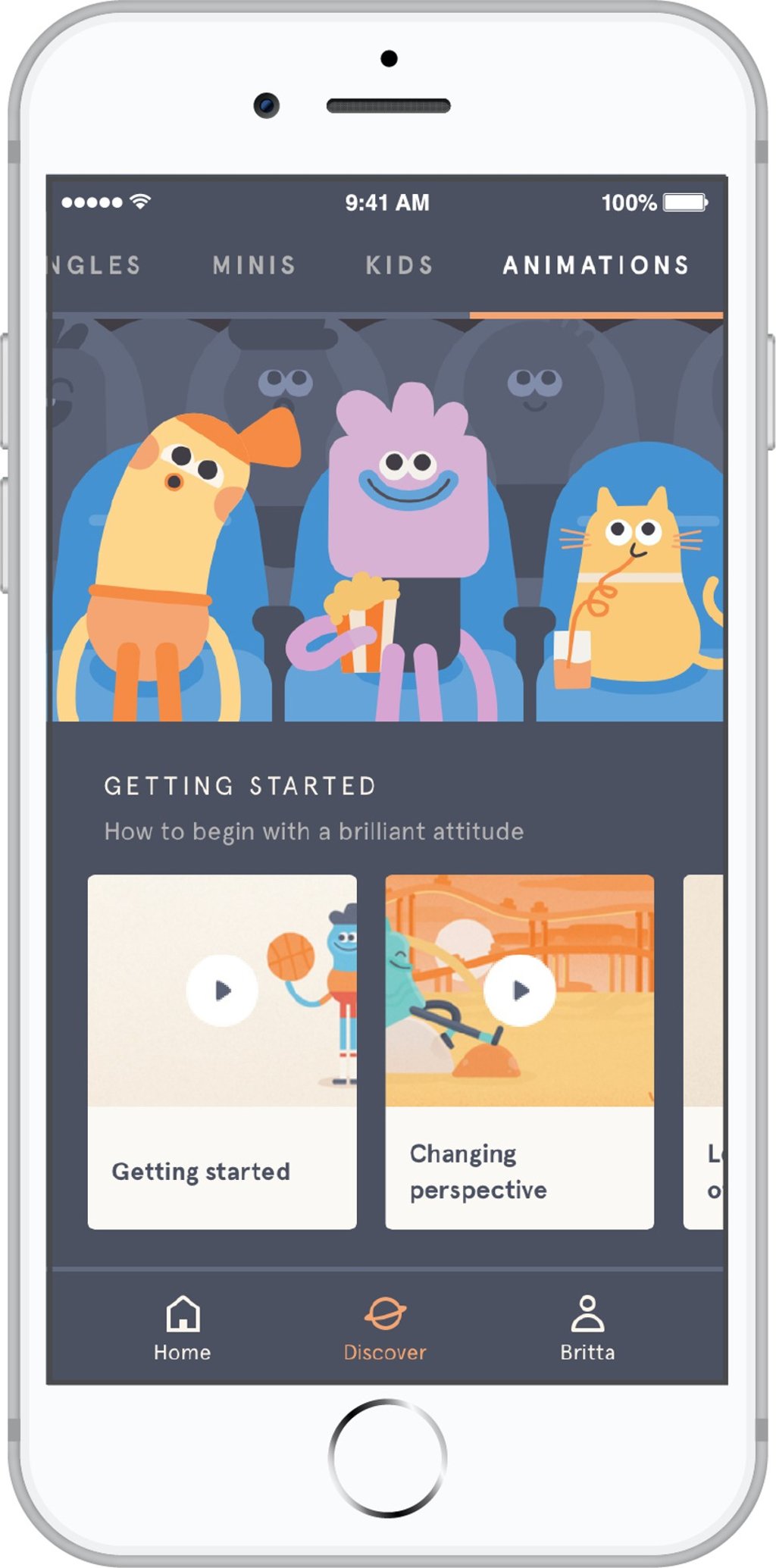 The Headspace app refreshes the mind and keeps negative emotions at bay.