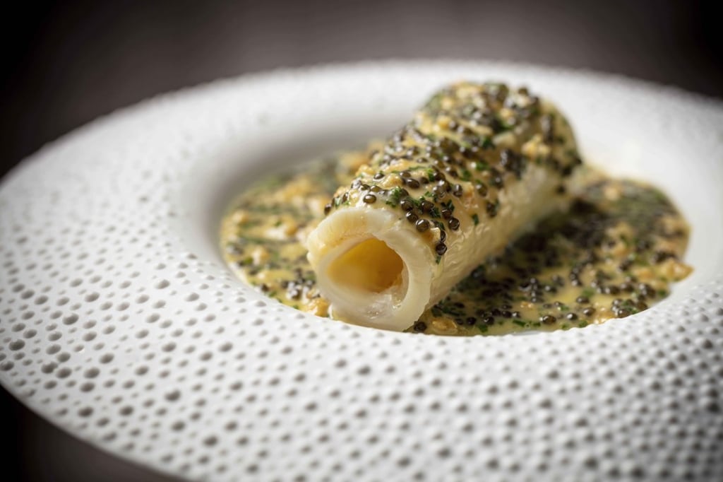 Fish maw dish at Hong Kong’s Vea Restaurant and Lounge, which made the top 25 of the Opinionated About Dining Top 100+ Asia Restaurants 2020 chart Fish maw dish at Hong Kong’s Vea Restaurant and Lounge, which made the top 25 of the Opinionated About Dining Top 100+ Asia Restaurants 2020 chart