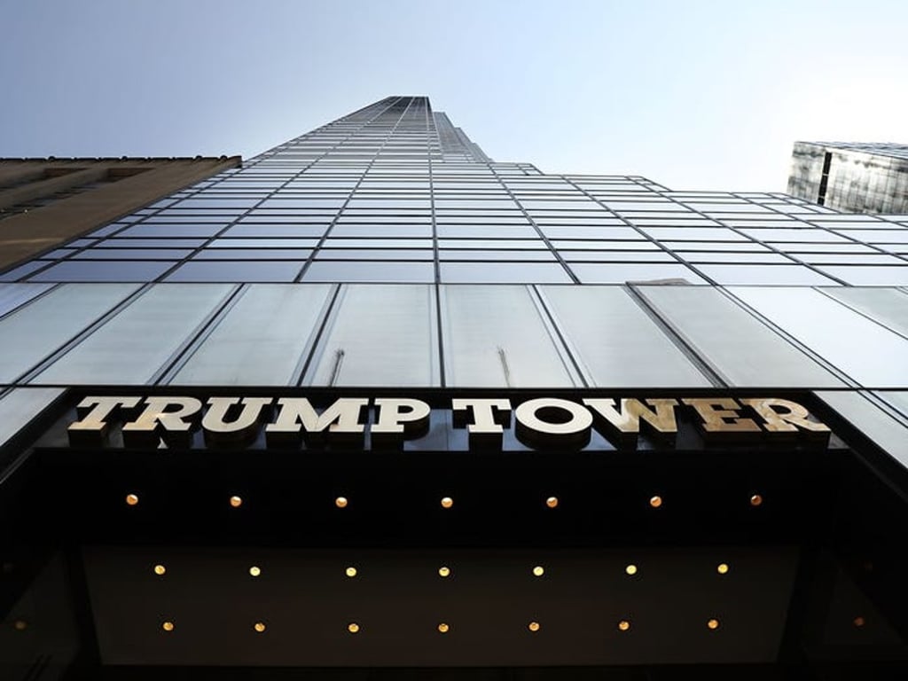Trump Tower on Fifth Avenue in New York. Trump Tower on Fifth Avenue in New York.