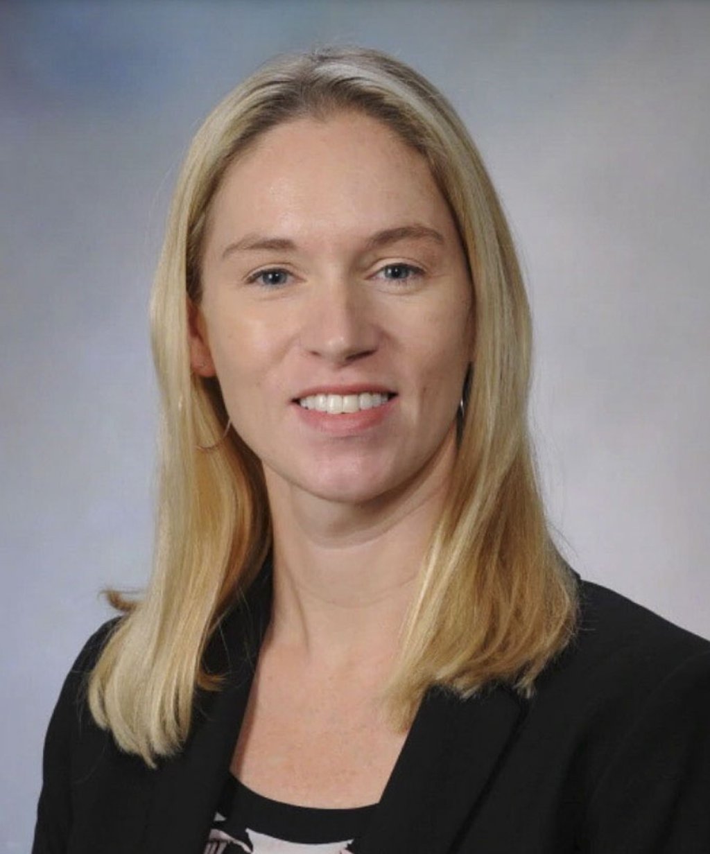 Sara Filmalter is a sports medicine specialist at the Mayo Clinic in Rochester in Minnesota.