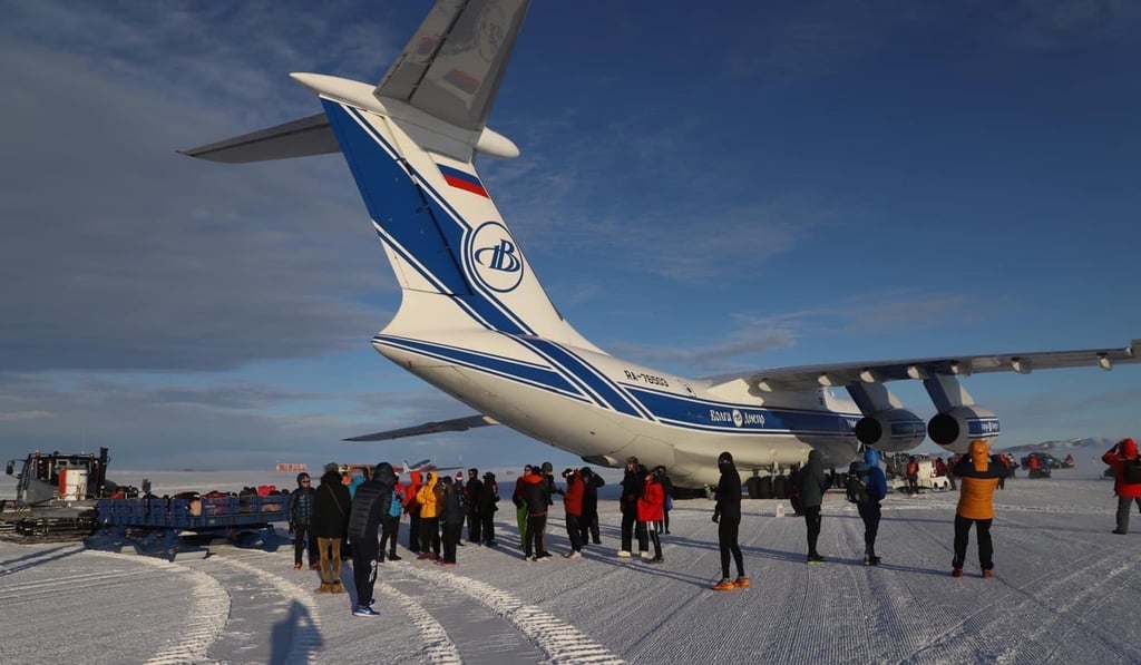 With raging winds delaying the flights, there was no time to waste on the World Marathon Challenge.