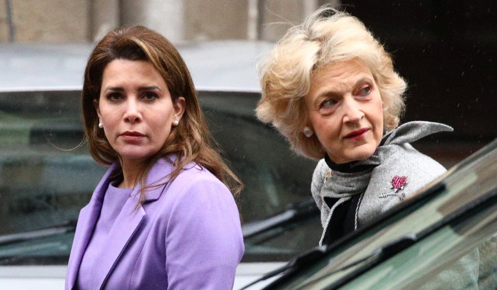Princess Haya (left) and her lawyer Baroness Fiona Shackleton arrive at the High Court in London in February. Photo: Reuters Princess Haya (left) and her lawyer Baroness Fiona Shackleton arrive at the High Court in London in February. Photo: Reuters