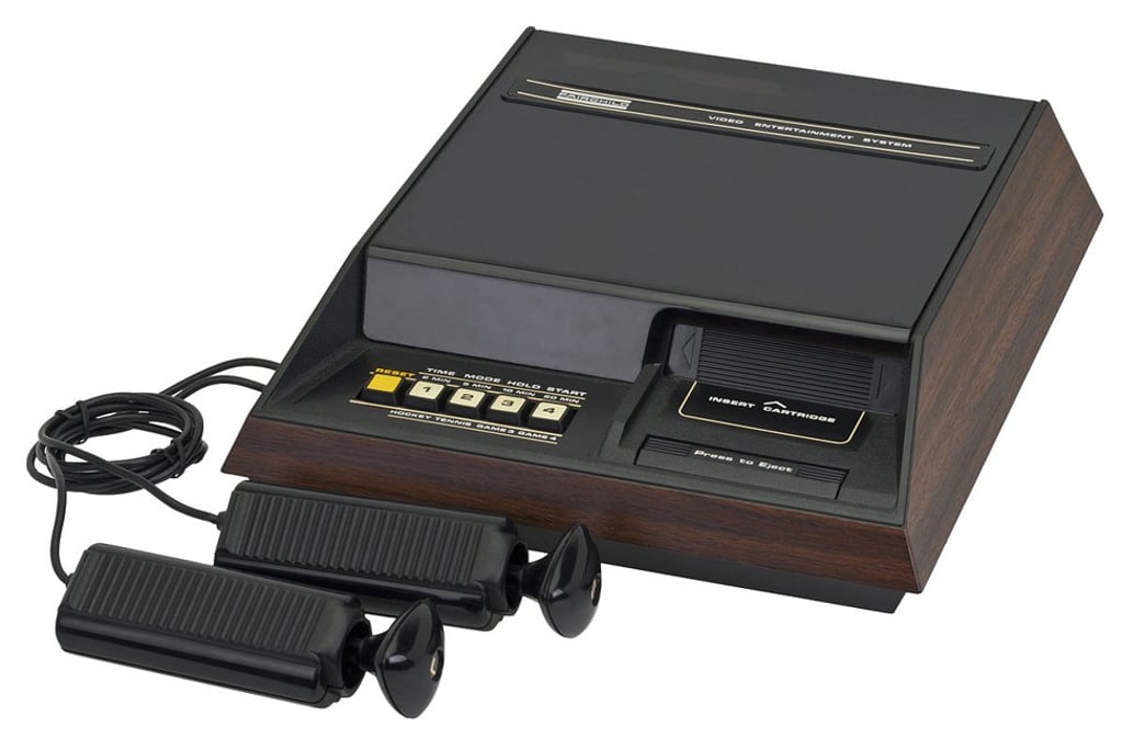 The Channel F was the first video game console with interchangeable game cartridges.