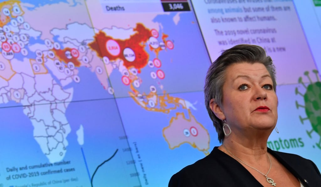 EU Commissioner for Home Affairs Ylva Johansson says no member states have indicated they will introduce border checks within the Schengen Area. Photo: AFP EU Commissioner for Home Affairs Ylva Johansson says no member states have indicated they will introduce border checks within the Schengen Area. Photo: AFP