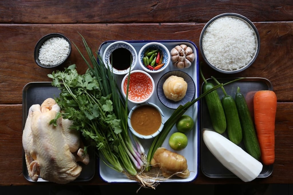The ingredients for the dish. Photo: Jonathan Wong