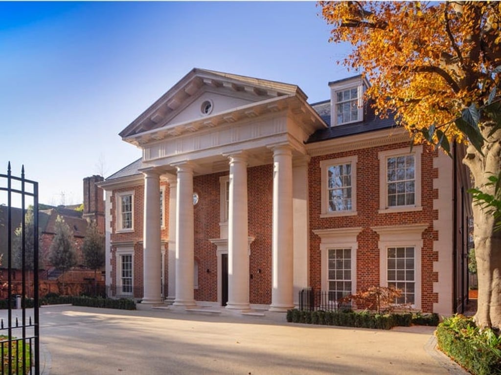 The home sits behind a gate in the affluent residential neighbourhood of St. John's Wood. The home sits behind a gate in the affluent residential neighbourhood of St. John's Wood.