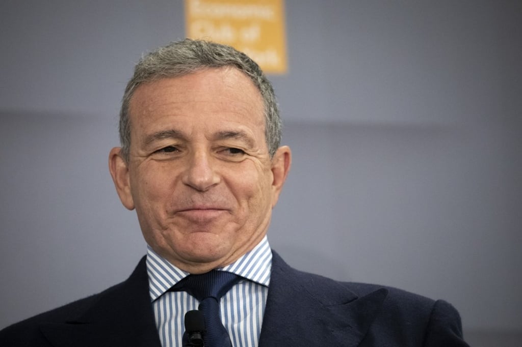 Bob Iger speaking in New York in October 2019. Photo: Getty Images/TNS