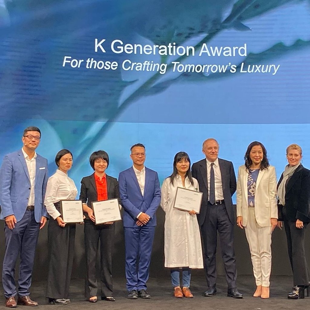 Kering announced Chinese start-ups Melephant, Heyuan and FeiLiu Technology as the winners of its inaugural sustainable innovation K Generation Awards. Photo: @juliegilhart/Instagram