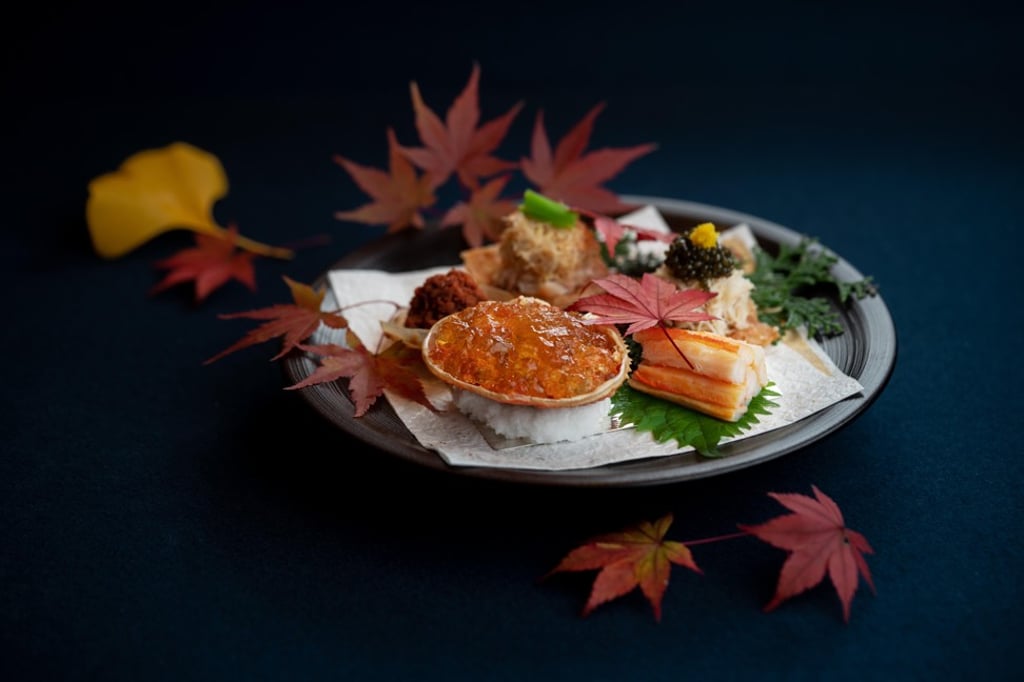 A seasonal dish is beautifully presented. A seasonal dish is beautifully presented.