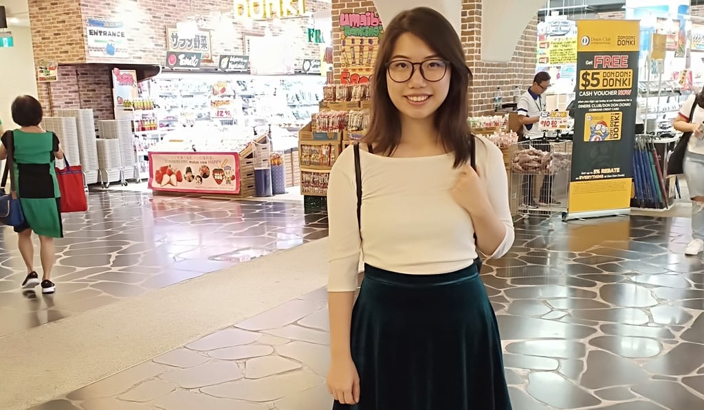 Erianti works at a freight forwarding company in Jakarta. Photo: Erianti K. Erianti works at a freight forwarding company in Jakarta. Photo: Erianti K.