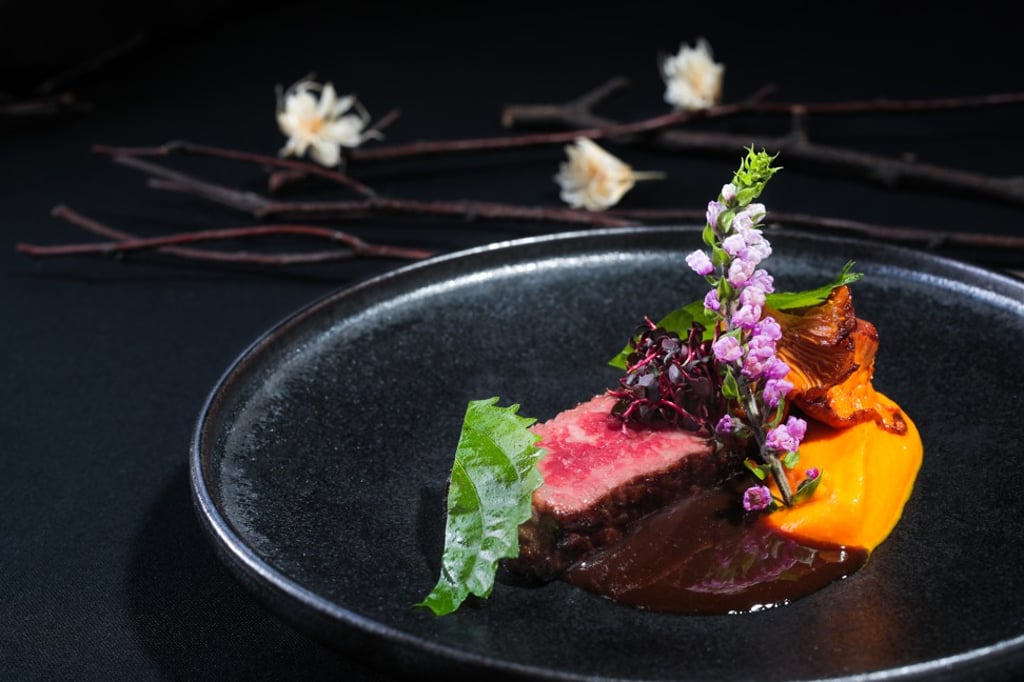Wagyu with carrots.